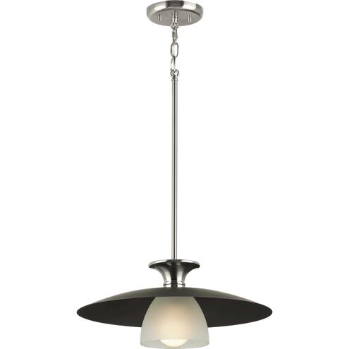 Trimble 1 Light 18 inch Brushed Nickel Pendant Ceiling Light, Design Series
