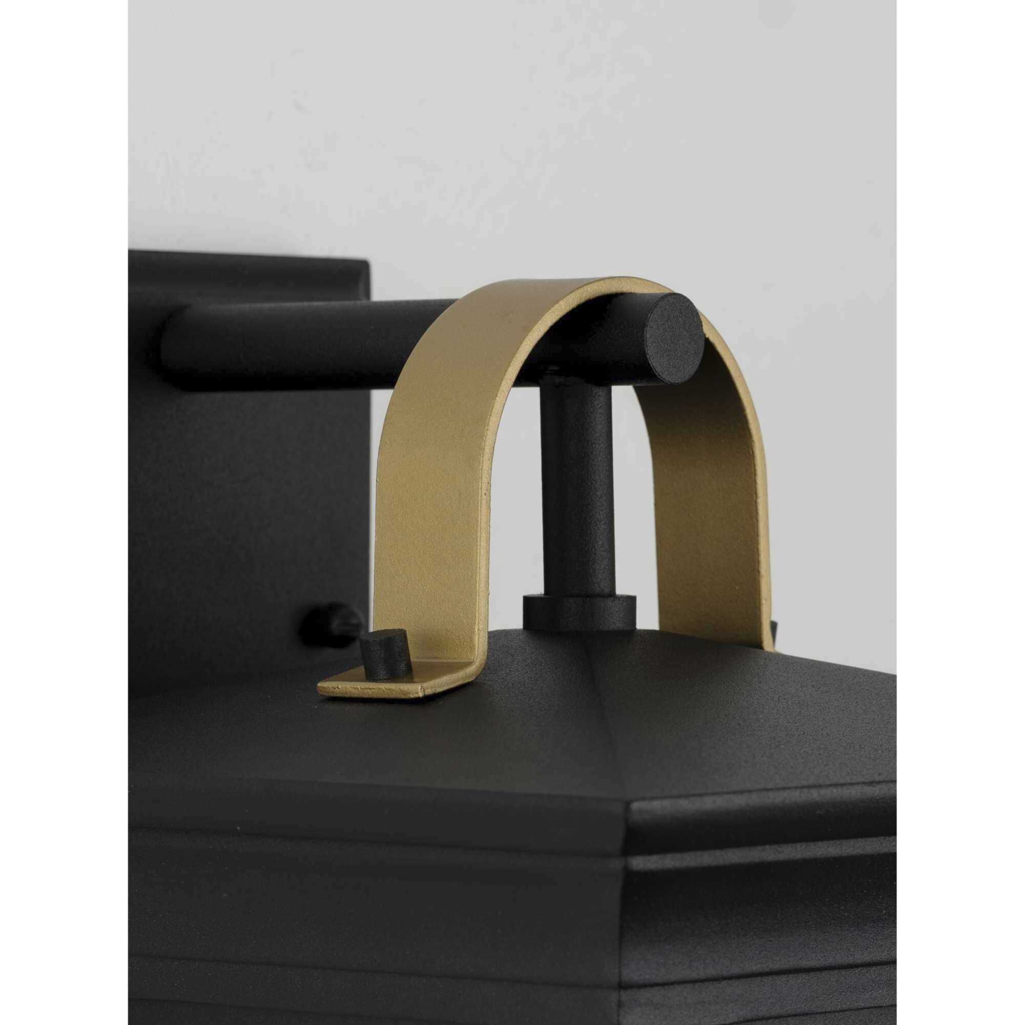 Chatsworth 1 Light 14 inch Textured Black Outdoor Wall Lantern, Small, Design Series