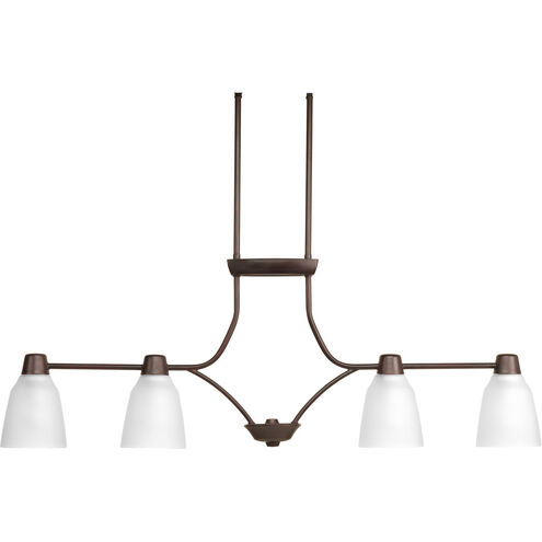 Asset 4 Light 41 inch Antique Bronze Chandelier Ceiling Light in Bulbs Not Included