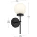 Rigsby 1 Light 7.5 inch Matte Black Wall Sconce Wall Light
