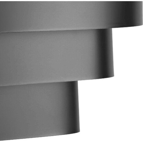 Louvered 1 Light 14 inch Matte Black Wall Sconce Wall Light
