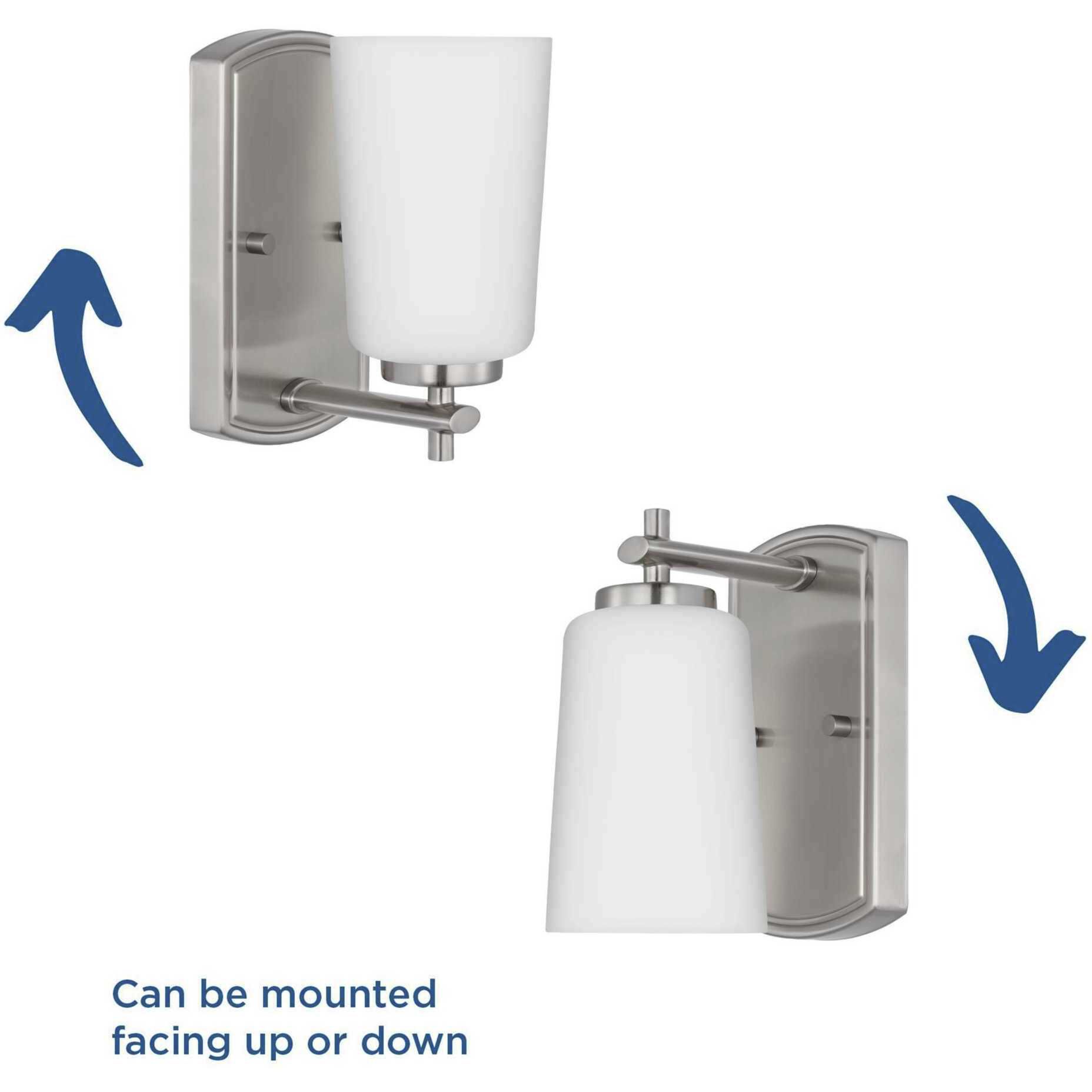 Adley 1 Light 4.5 inch Brushed Nickel Bath Vanity Light Wall Light