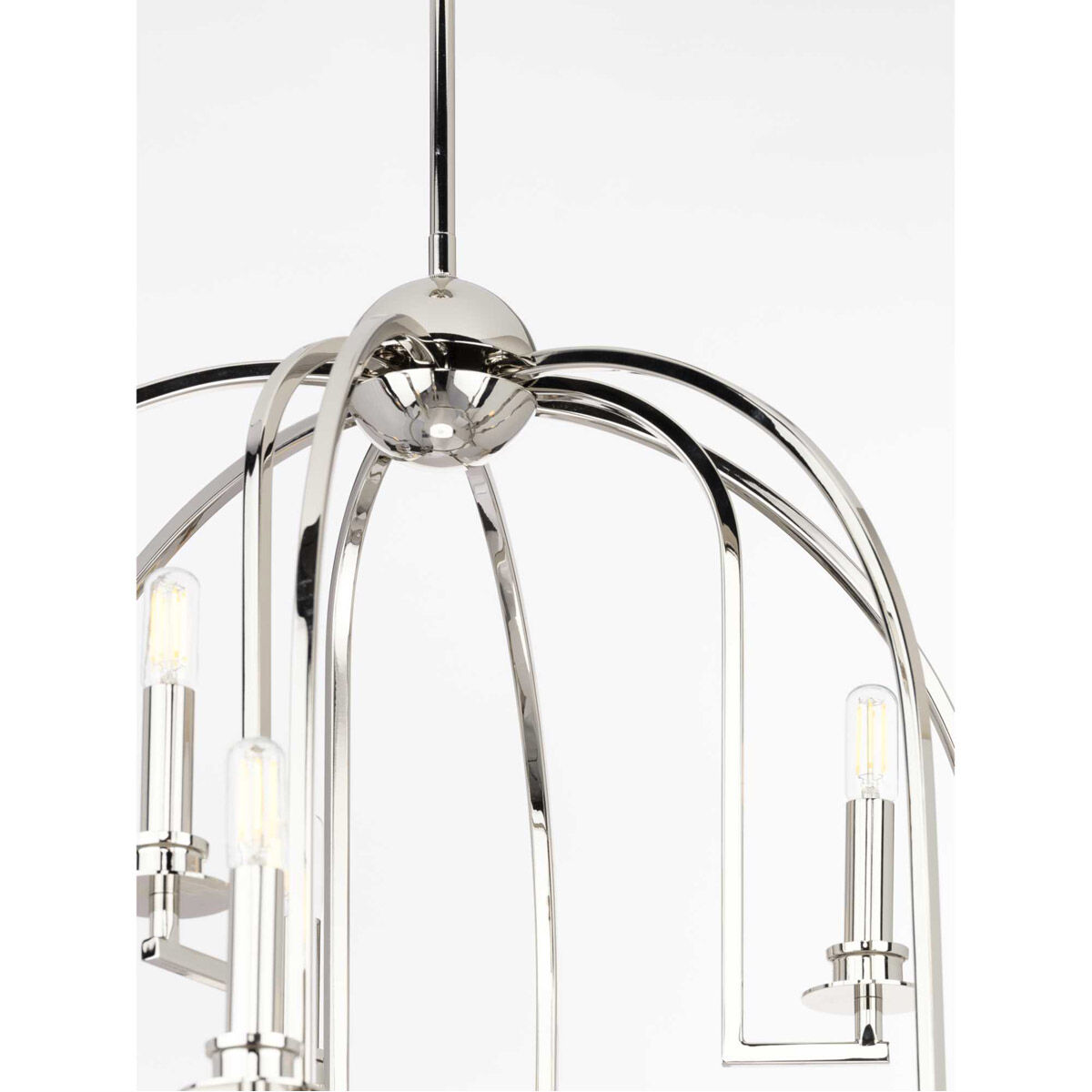 Seneca 9 Light 30 inch Polished Nickel Chandelier Ceiling Light