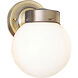 Utility Lantern 1 Light 9 inch Antique Brass Outdoor Wall Lantern