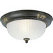 Huntington 2 Light 13 inch Forged Bronze Close-to-Ceiling Ceiling Light