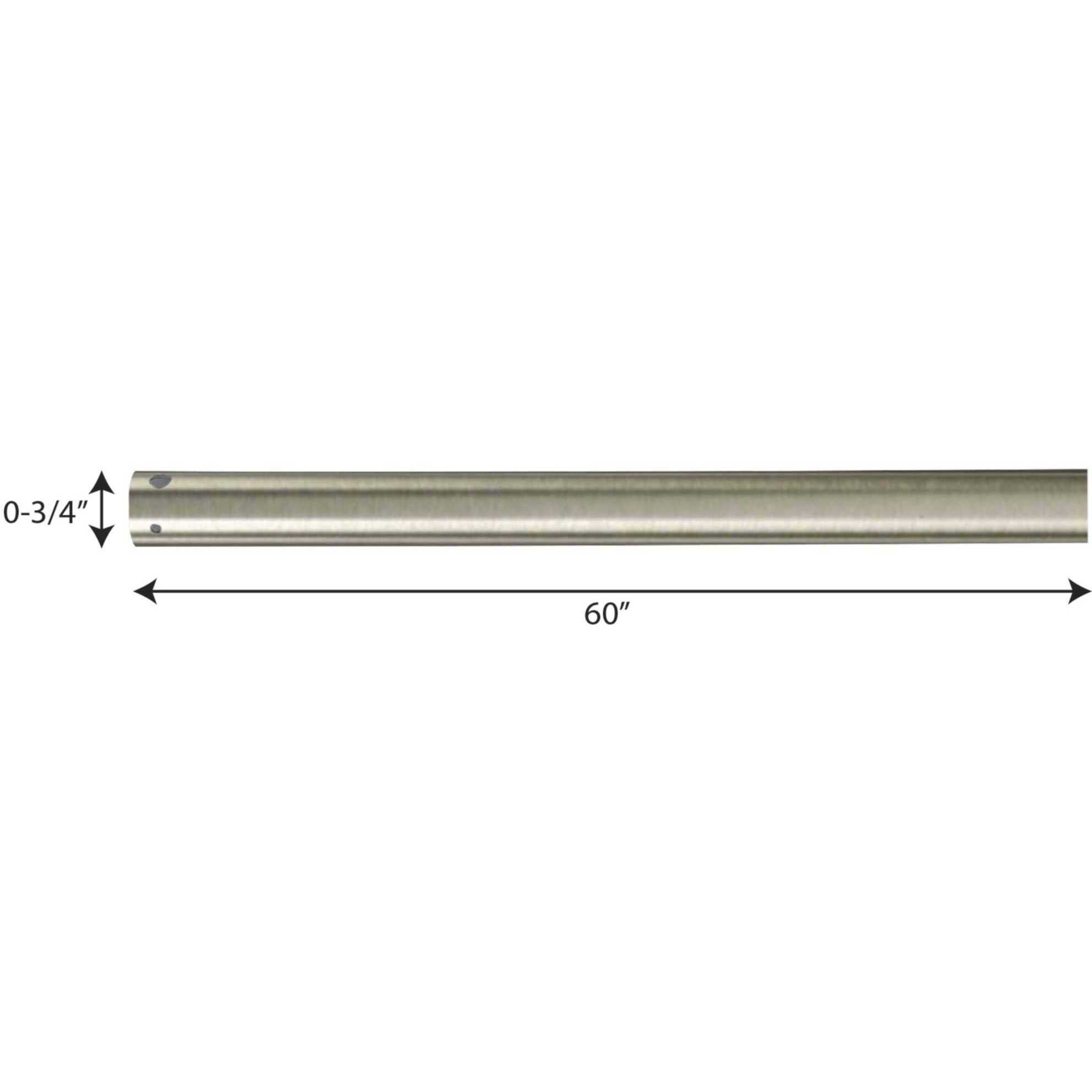 AirPro Antique Nickel Fan Downrod, 60in