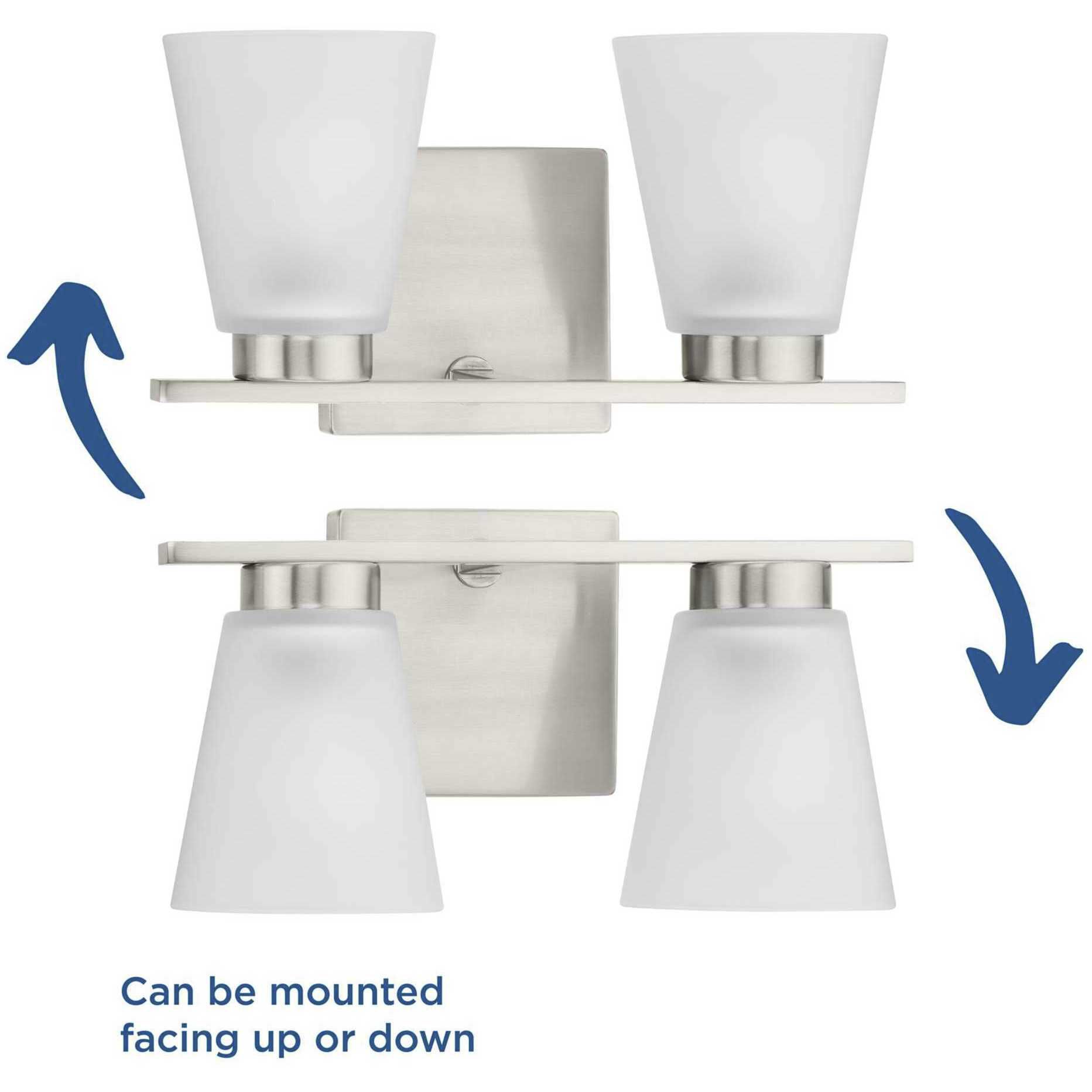 Tanner 2 Light 13 inch Brushed Nickel Vanity Light Wall Light