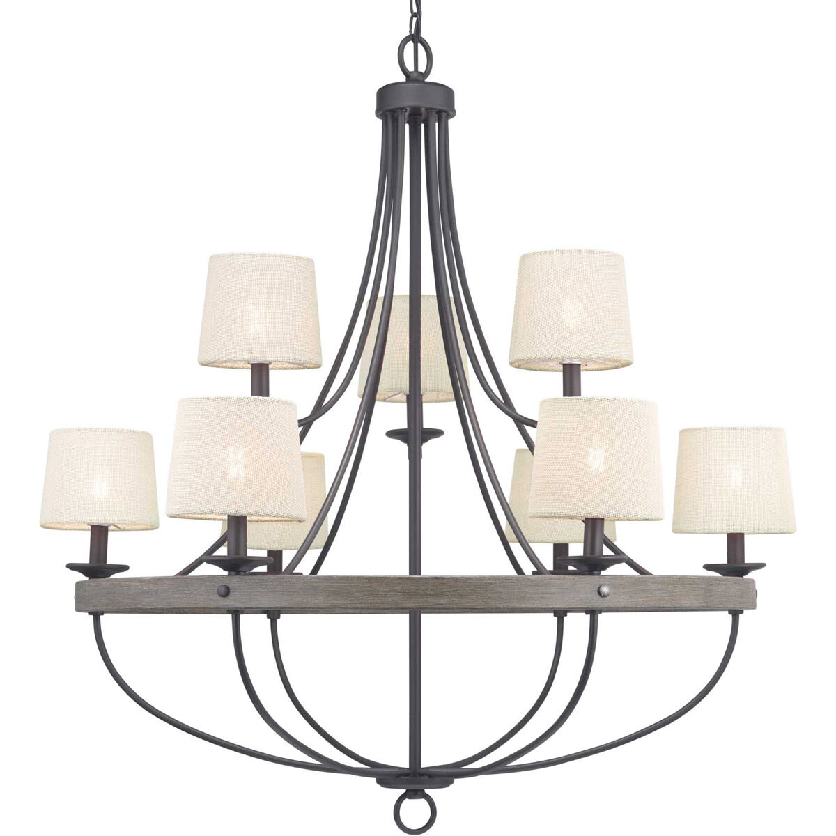 Gulliver 9 Light 35 inch Graphite Chandelier Ceiling Light