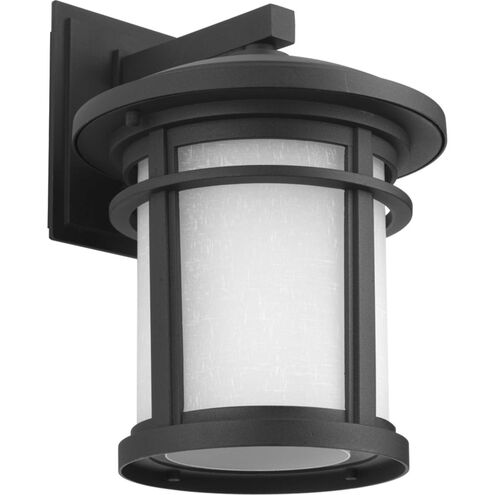 Wish 1 Light 13 inch Textured Black Outdoor Wall Lantern in Standard, Medium