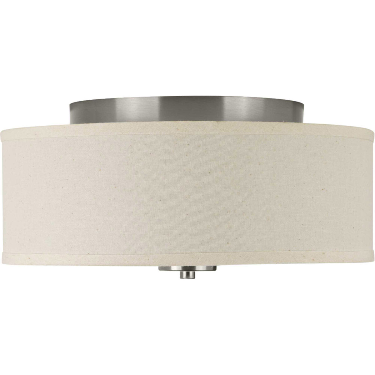 Inspire LED LED 13 inch Brushed Nickel Flush Mount Ceiling Light, Progress LED