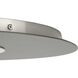 Trimble 3 Light 18 inch Brushed Nickel Flush Mount Ceiling Light in Burnished Nickel, Design Series