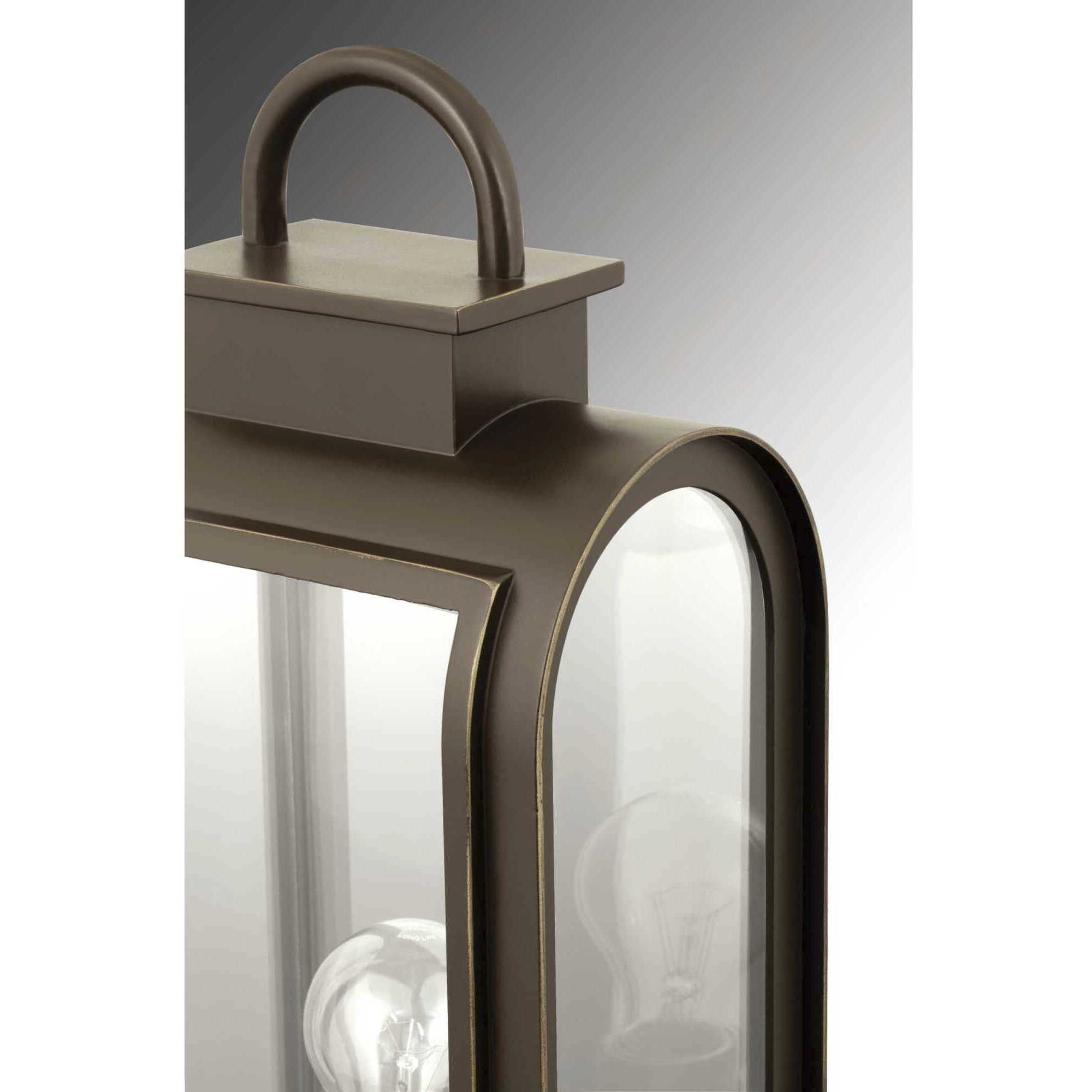 Refuge 1 Light 19 inch Oil Rubbed Bronze Outdoor Post Lantern