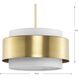 Silva 3 Light 16 inch Brushed Bronze Pendant Ceiling Light, Design Series