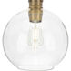 Hansford 1 Light 10 inch Vintage Brass Flush Mount Ceiling Light