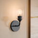 Ilia 1 Light 6 inch Matte Black Wall Sconce Wall Light