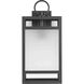 Parrish 1 Light 18 inch Matte Black Outdoor Wall Lantern