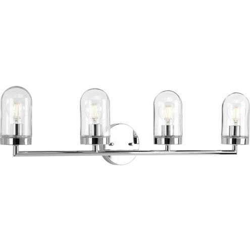 Signal 4 Light 33.5 inch Polished Chrome Bath Vanity Wall Light