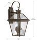 Burlington 2 Light 19 inch Antique Bronze Outdoor Wall Lantern, Medium