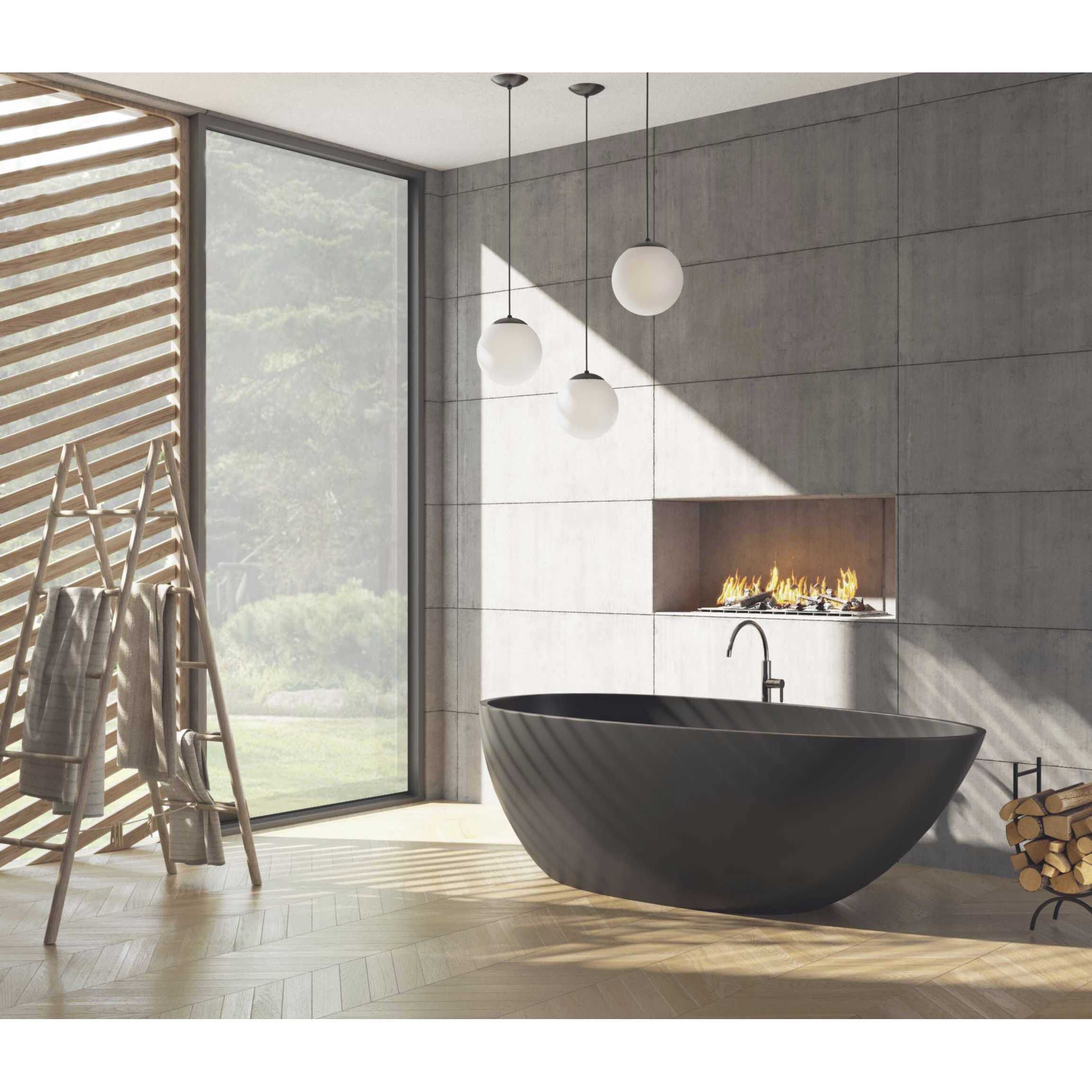 Atwell 1 Light 10 inch Matte Black Pendant Ceiling Light, Medium