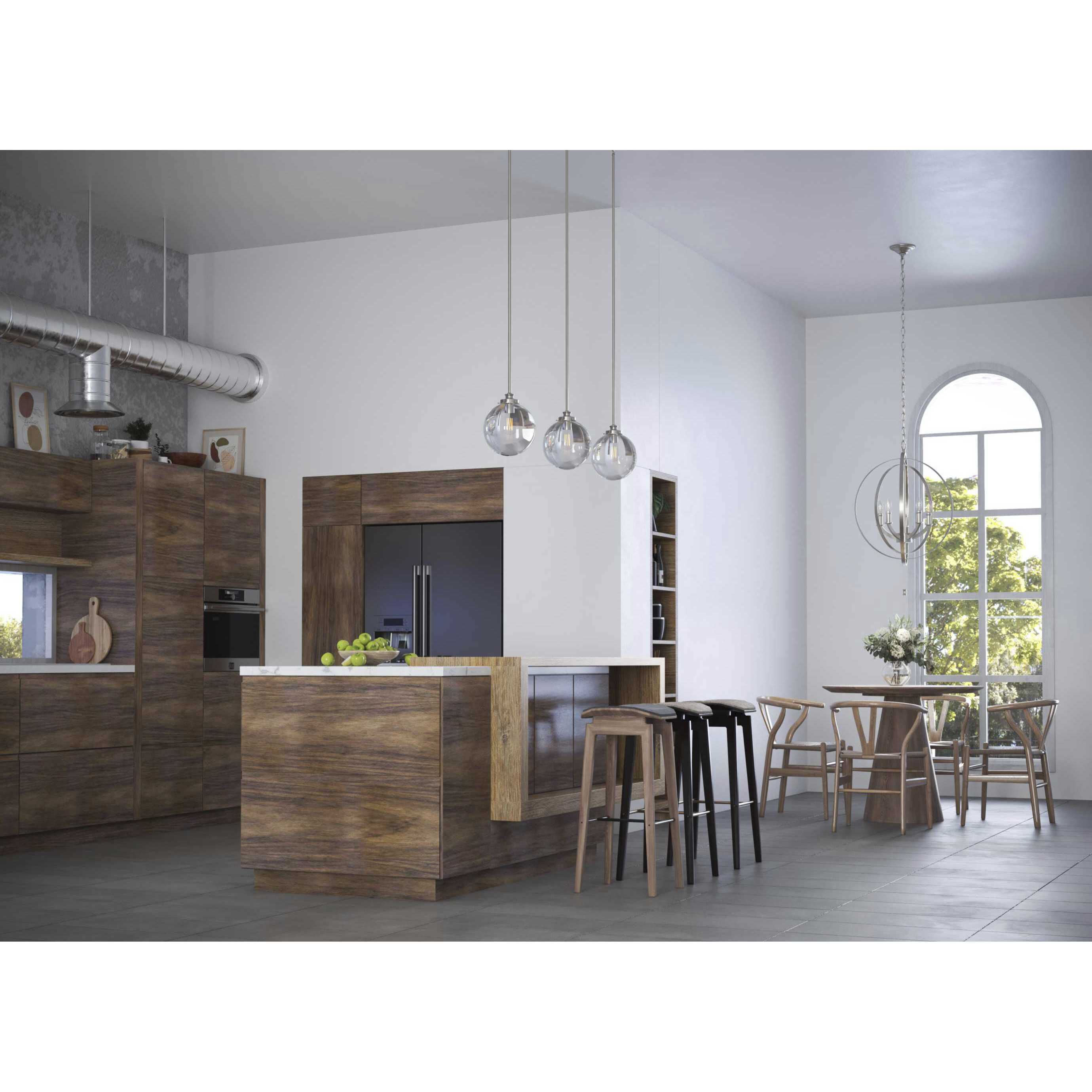 Penn 1 Light 9.75 inch Polished Nickel Pendant Ceiling Light, Medium