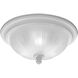 Prescott 3 Light 15 inch Textured White Close-to-Ceiling Ceiling Light