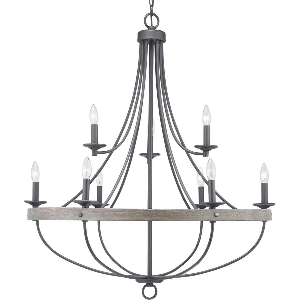 Gulliver 9 Light 35 inch Graphite Chandelier Ceiling Light