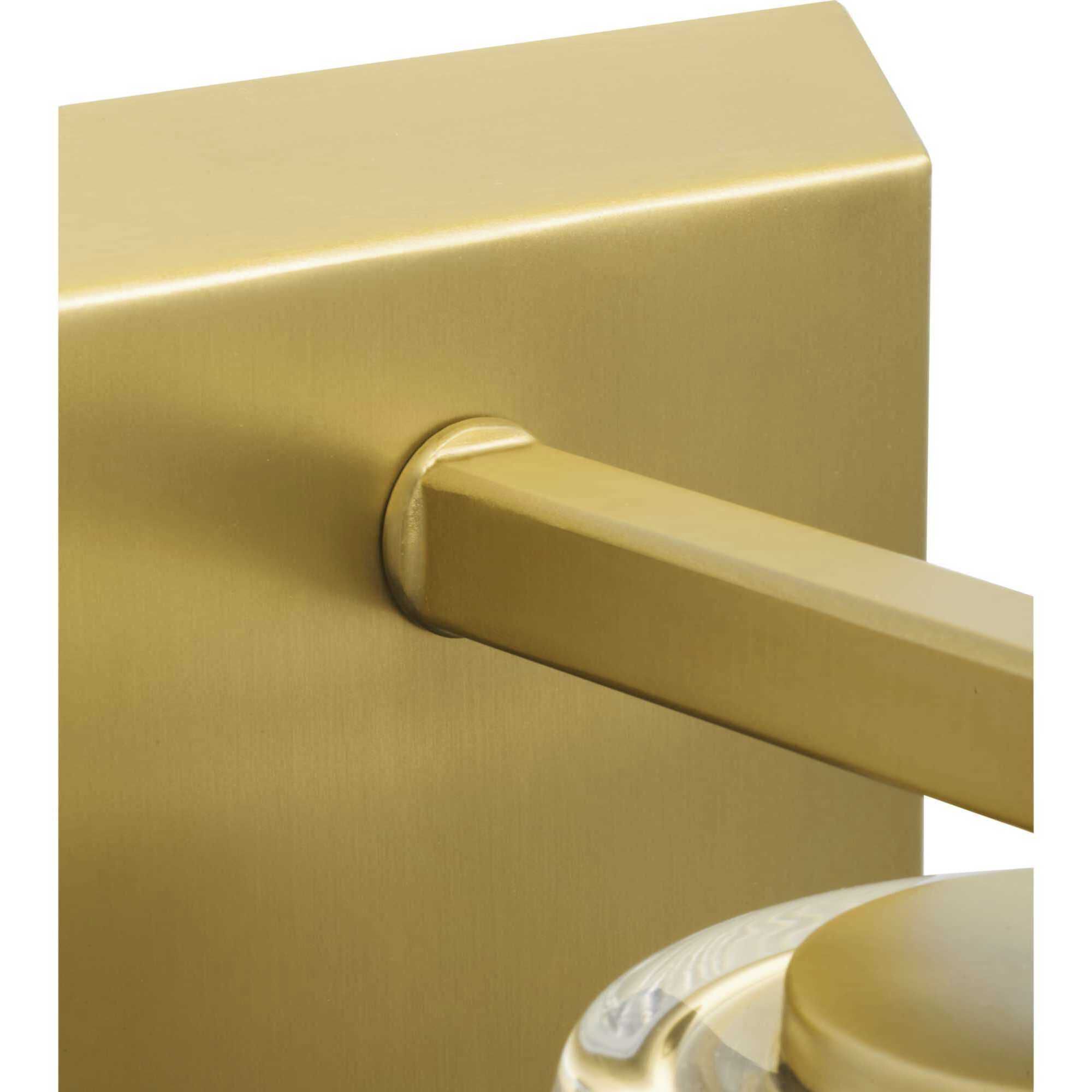 Vertex 1 Light 4.75 inch Brushed Gold Bath Light Wall Light