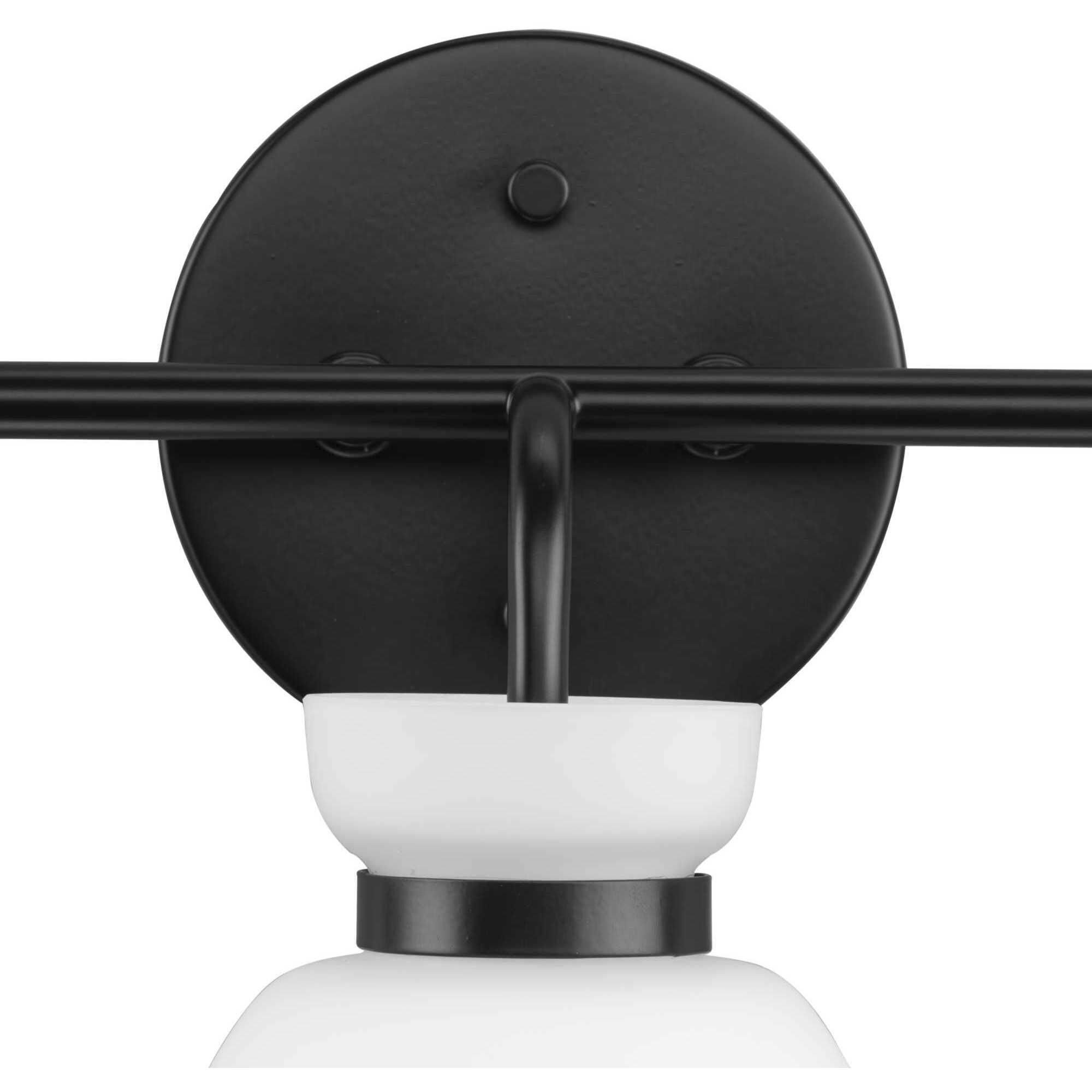 Lexie 3 Light 22 inch Matte Black Bathroom Vanity Light Wall Light