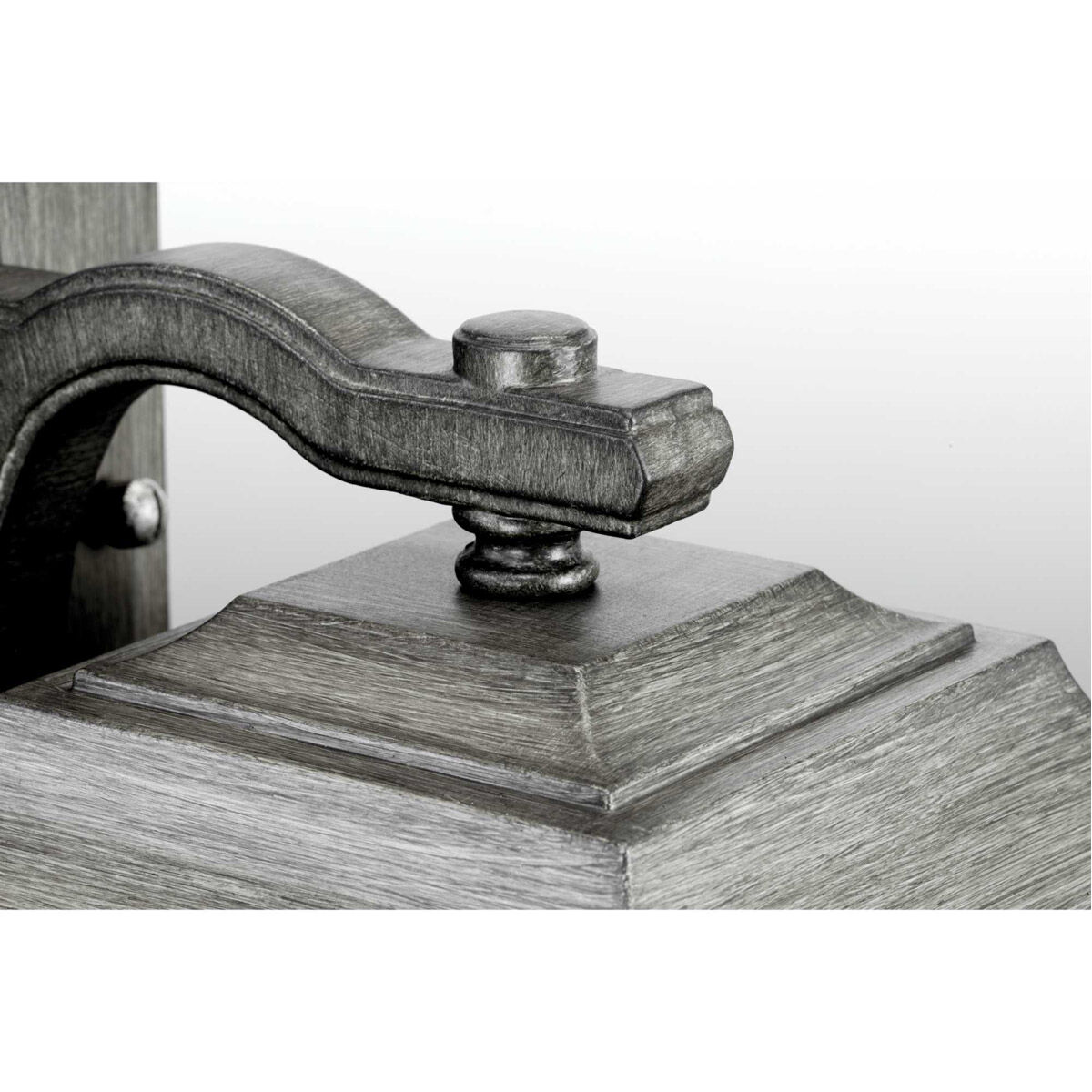 Abbott 1 Light 12 inch Antique Pewter Outdoor Wall Lantern, Small