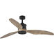 Farris 60 inch Graphite with Driftwood Blades Ceiling Fan, Progress LED