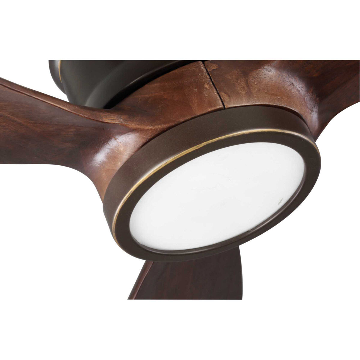 Farris 60 inch Oil Rubbed Bronze with Walnut Blades Ceiling Fan, Progress LED