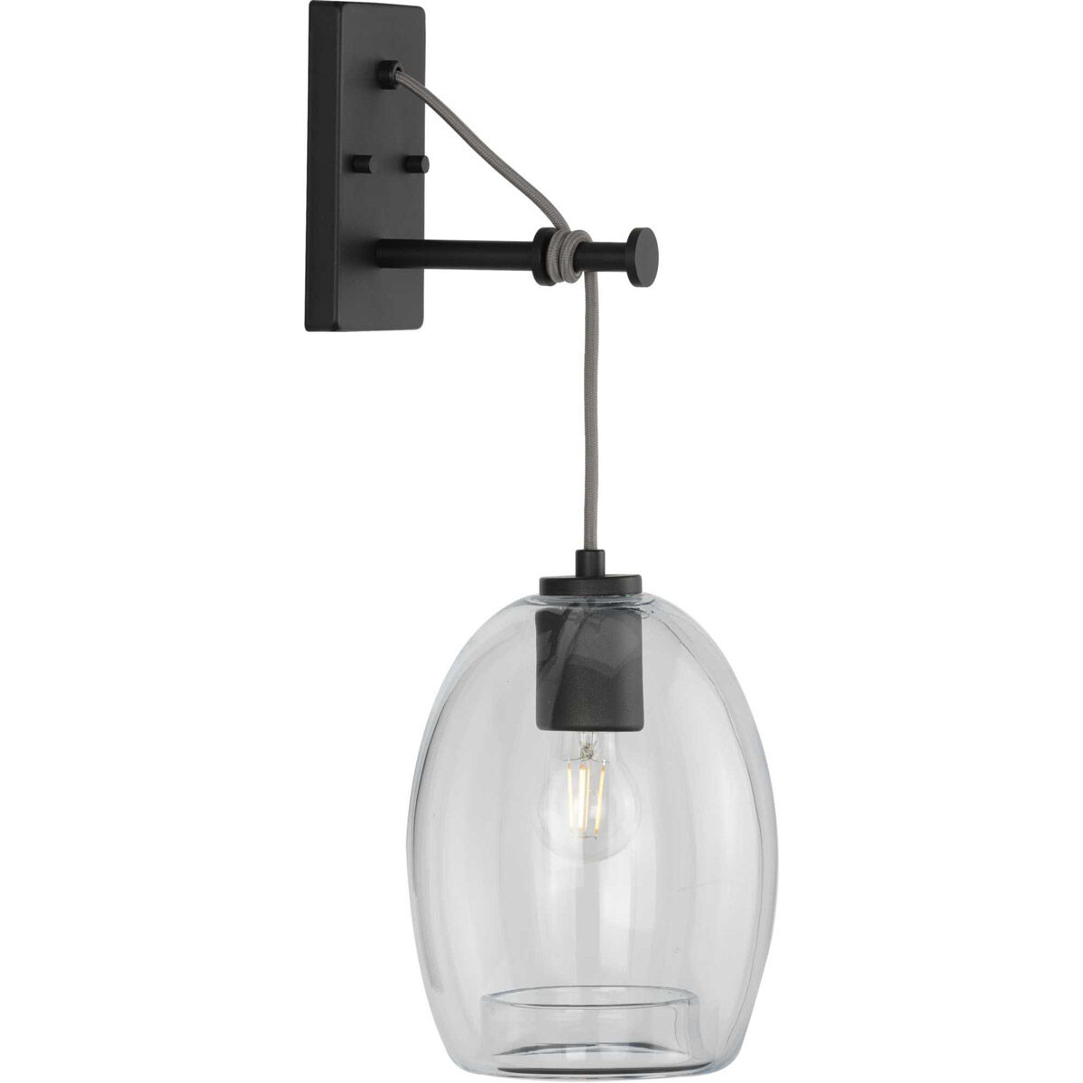 Caisson 1 Light 8 inch Graphite Wall Bracket Wall Light