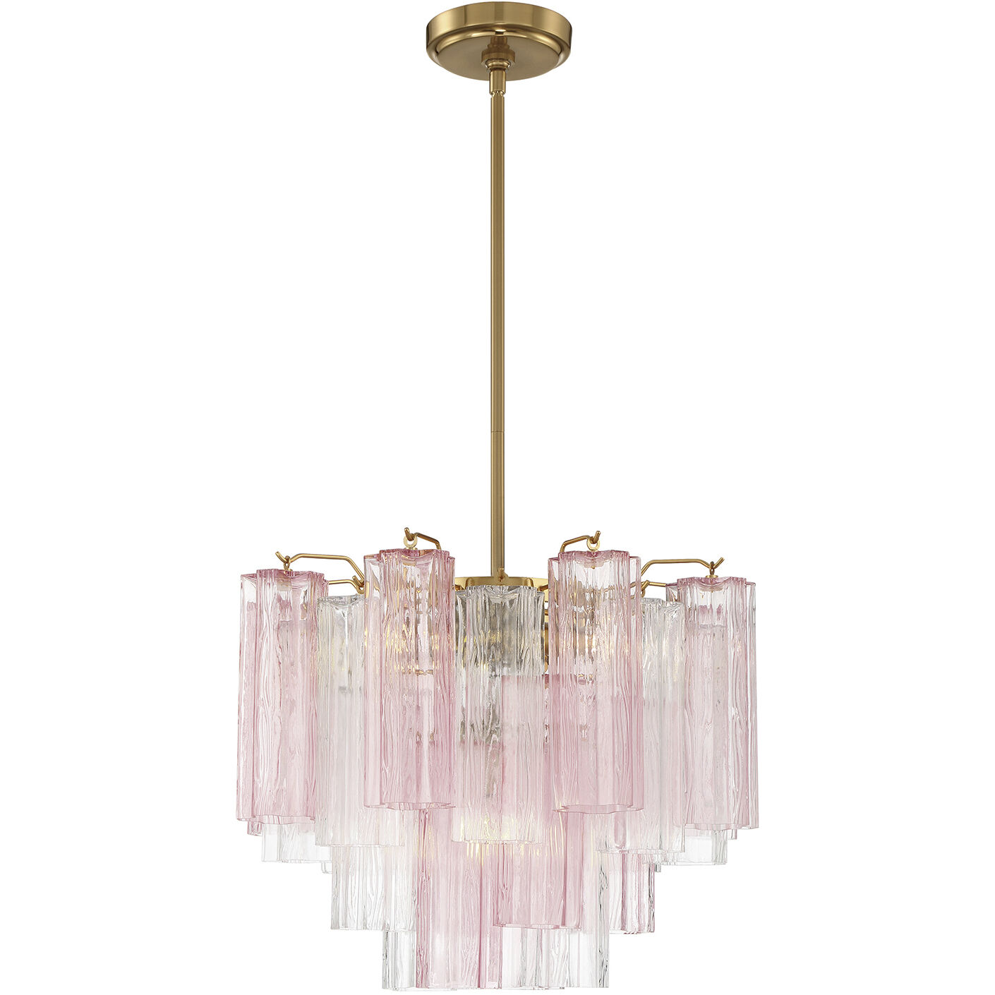 Addis 4 Light 17.75 inch Aged Brass Mini Chandelier Ceiling Light in Spring