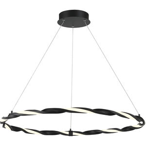 Convolution LED 31 inch Coal Pendant Ceiling Light