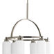 Orbitz 6 Light 24 inch Brushed Nickel Chandelier Ceiling Light