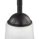 Classic 1 Light 5.13 inch Antique Bronze Mini-Pendant Ceiling Light