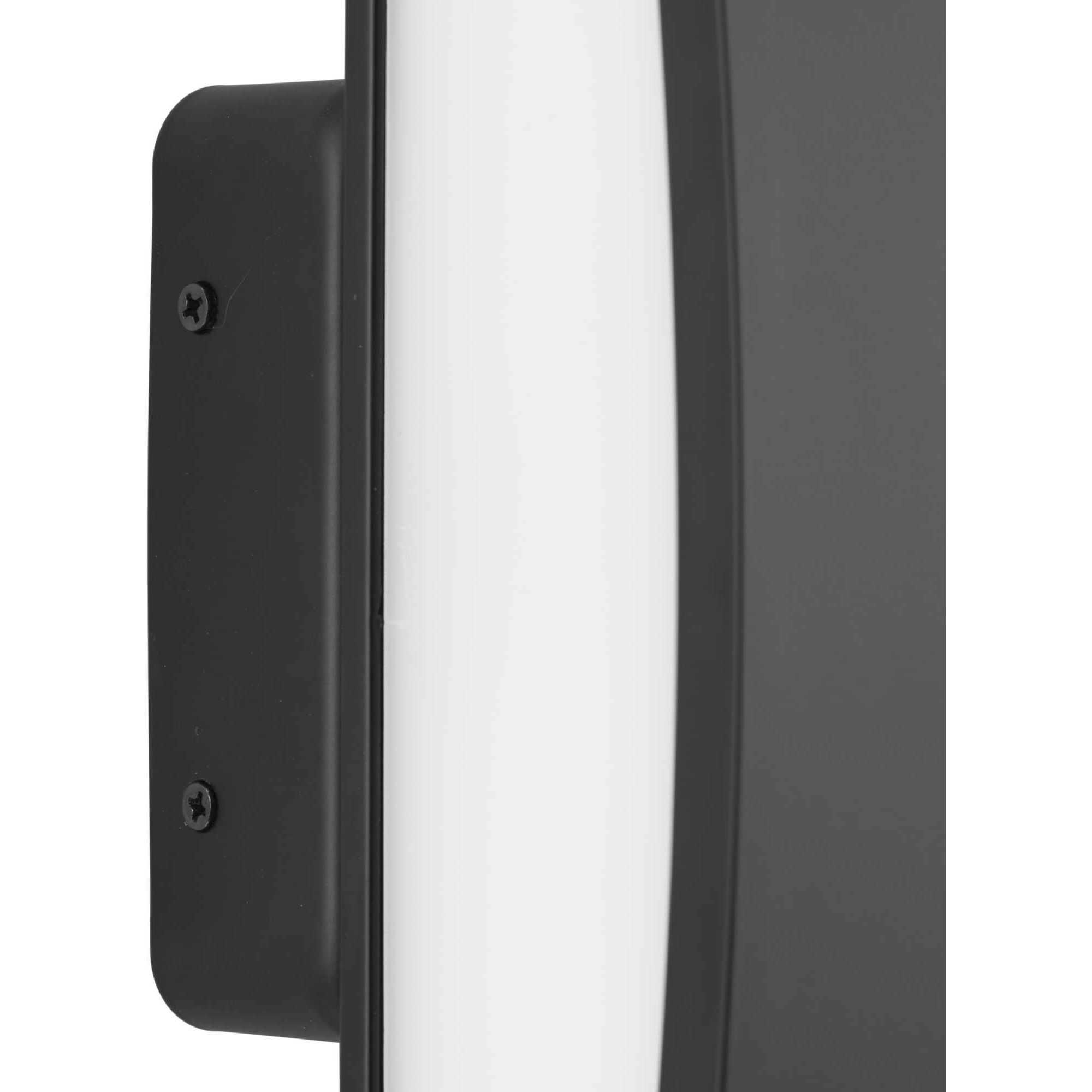 Curvity LED LED 24 inch Matte Black Linear Vanity Light Wall Light, Progress LED