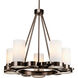 Bingo 5 Light 25 inch Venetian Bronze Chandelier Ceiling Light