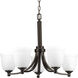 Topsail 5 Light 25 inch Antique Bronze Chandelier Ceiling Light