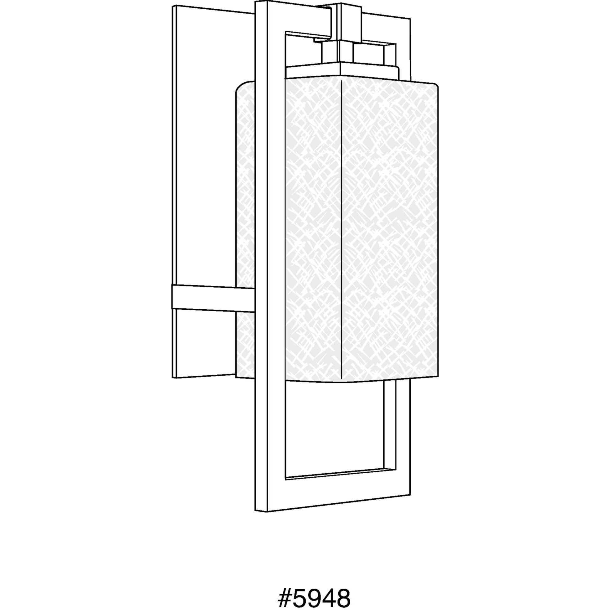 Jack 1 Light 14 inch Antique Bronze Outdoor Wall Lantern in Etched Umber Flax, Small