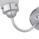 Fluted Glass 2 Light 11.75 inch Polished Chrome Bath Vanity Wall Light in Etched