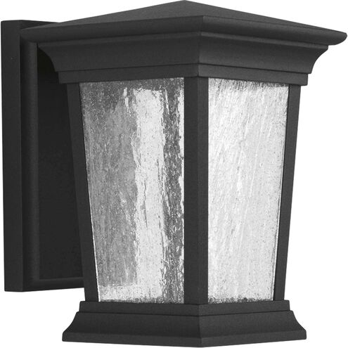 Arrive LED LED 9 inch Textured Black Outdoor Wall Lantern, Small, Progress LED
