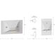 LED Step Lights 120 4.5 watt Satin White Indoor/Outdoor Step Light, Progress LED