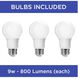 AirPro LED Brushed Nickel Fan Light Kit