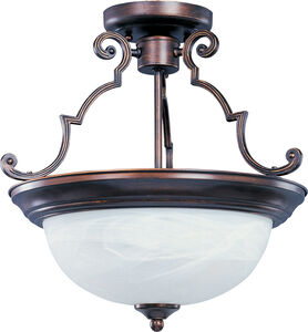 Essentials - 584x 2 Light 14.75 inch Semi-Flush Mount