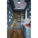 Eva 1 Light 7 inch Coastal Blue Flush Mount Ceiling Light
