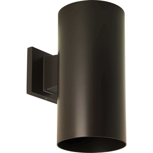 Cylinder LED 12 inch Antique Bronze Outdoor Wall Cylinder, Progress LED