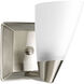 Rizu 1 Light 6 inch Brushed Nickel Bath Vanity Wall Light
