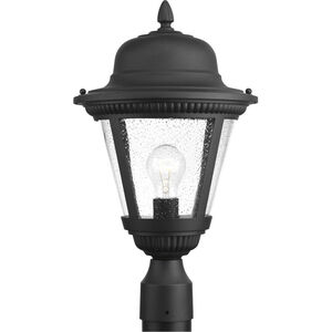 Westport 1 Light 19 inch Textured Black Outdoor Post Lantern, Small