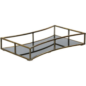 Boe Antique Brass and Black Tray